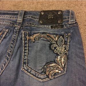 MISS ME FLEUR DE LIS JEANS